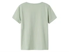 Lysegrøn t-shirt fra Name It 13242809 aqua gray